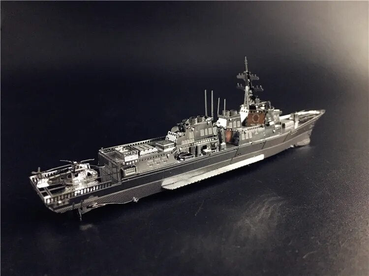 3D Metal Puzzle Burke Class Destroyer Warship