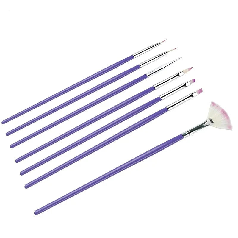Diseño de pintura DIY de gel con bolígrafo de dibujo de 7 piezas