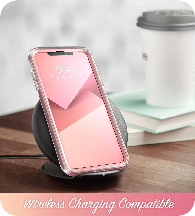 Estuche protector de mármol con brillo de cuerpo completo de 6.1"