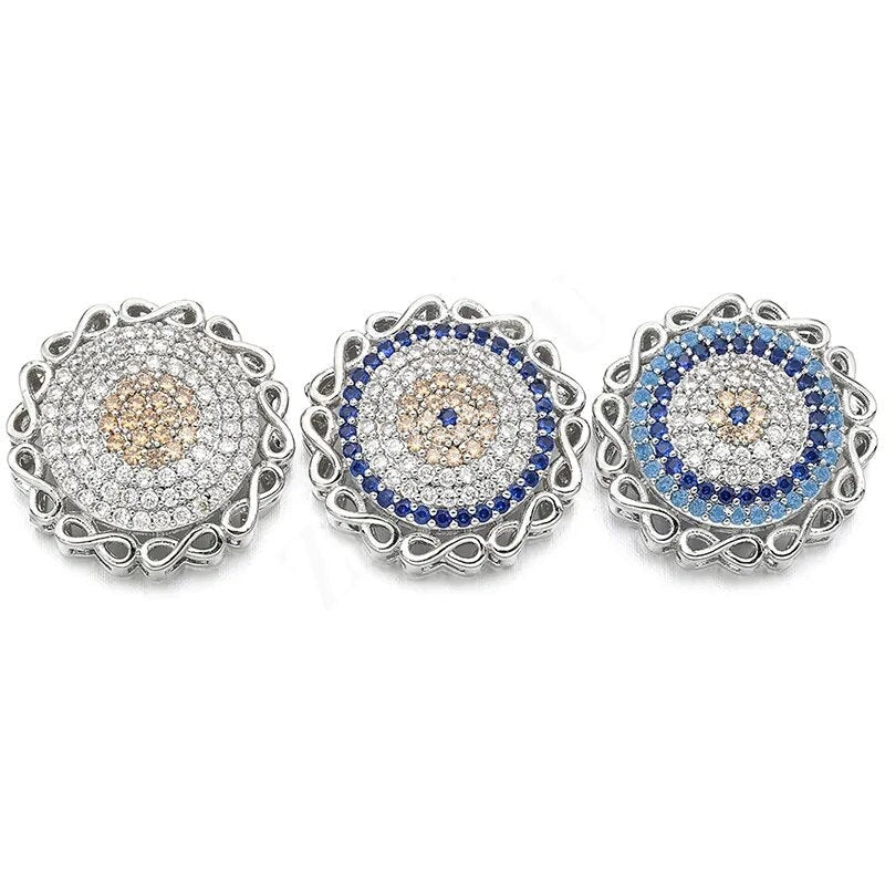 Runde Form-Blumen-Charm-Anschlüsse