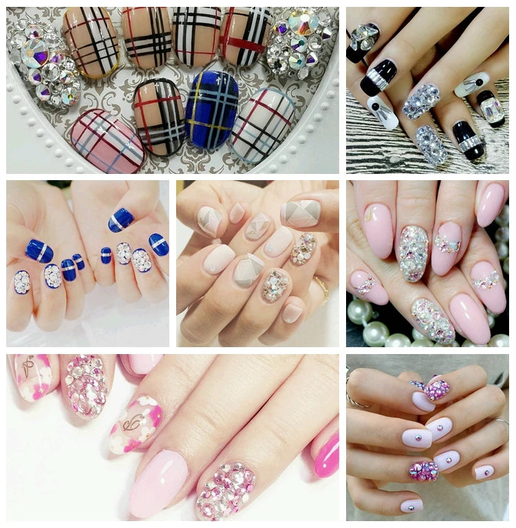 3D Non Hot Fix Flat Back Nail Art Decorations