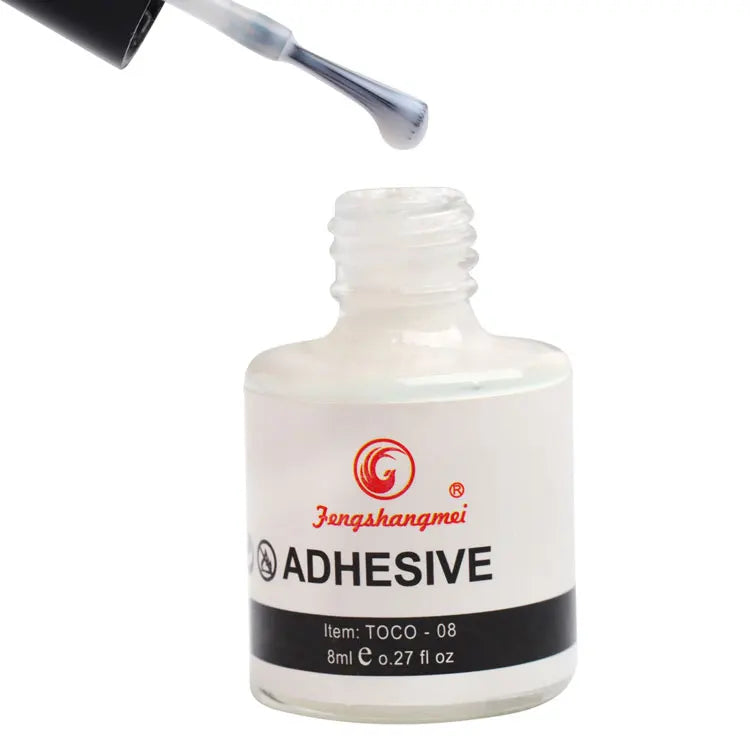 Pegamento de 8ml para pegatinas de diseño artístico de pegamento para calcomanías de uñas de aluminio