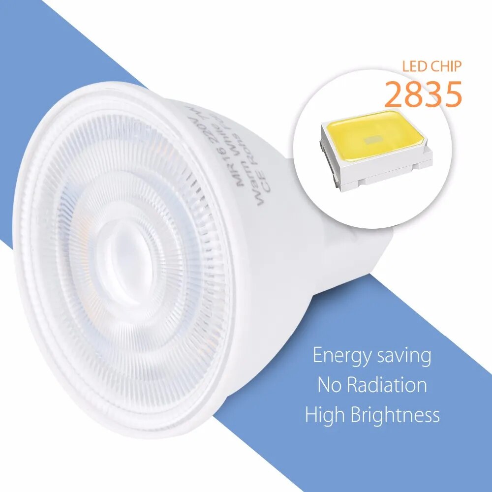E27 LED-Spotlicht, GU10-LED-Glühbirne, 5 W, E14-LED-Lampe, 220 V, Strahler