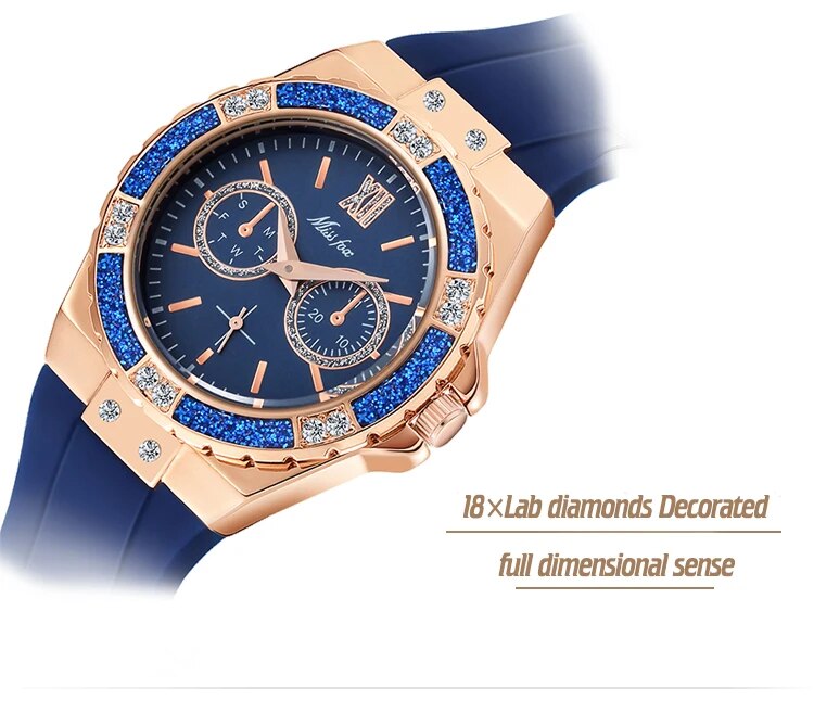 Relojes de lujo para mujer con diamantes de moda
