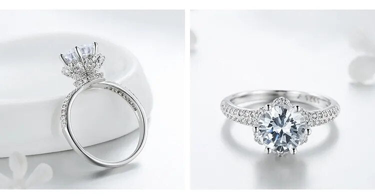 Sterling Silver Engagement Rings