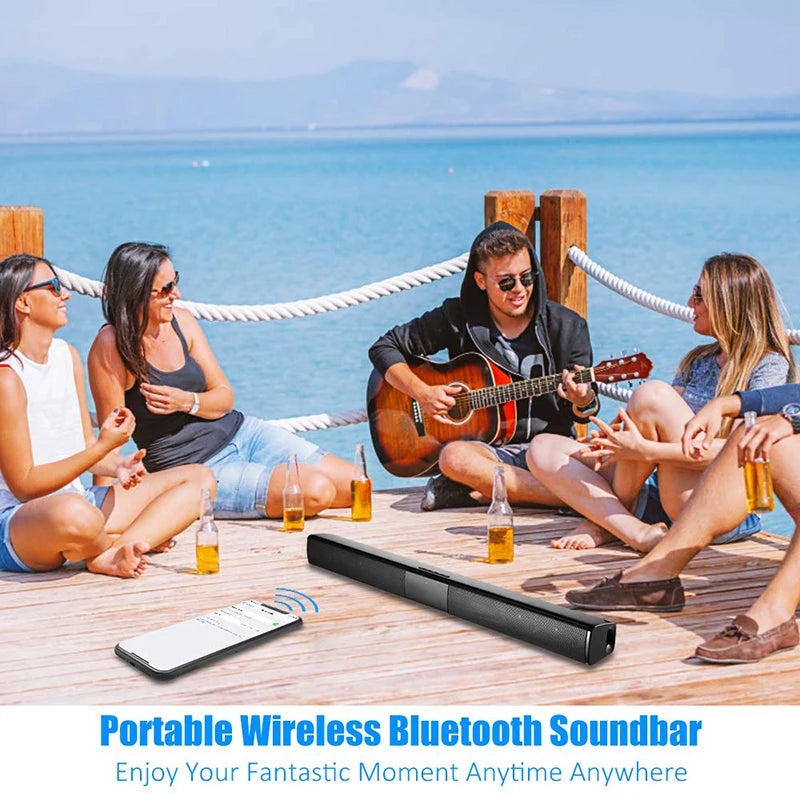20 W kabelgebundene und kabellose TV-Soundbar