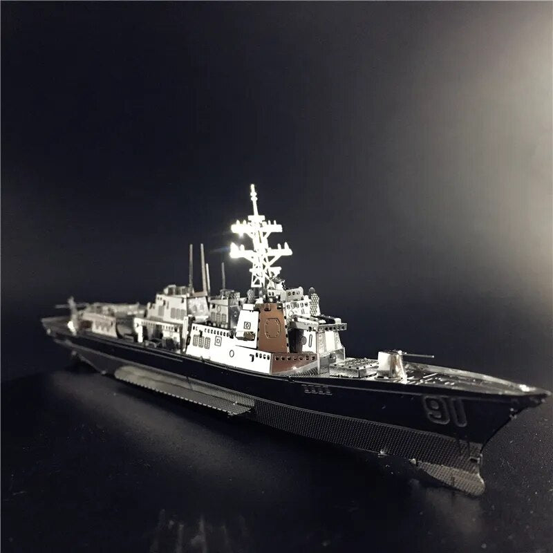 3D Metal Puzzle Burke Class Destroyer Warship