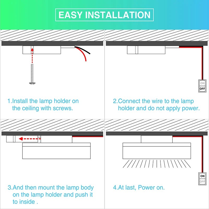 LED Ceiling Lamp in Various Wattages