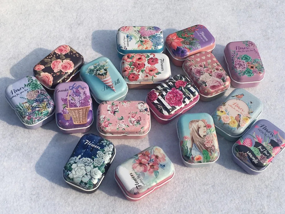 Colorful Mini Tin Storage Box