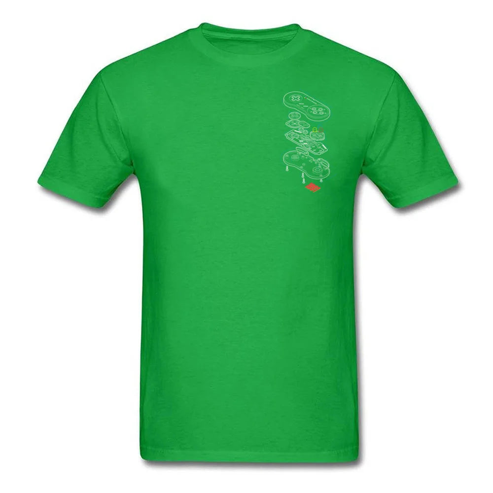 Camiseta Arcade para estudiantes de ropa informal estilo Hip Hop