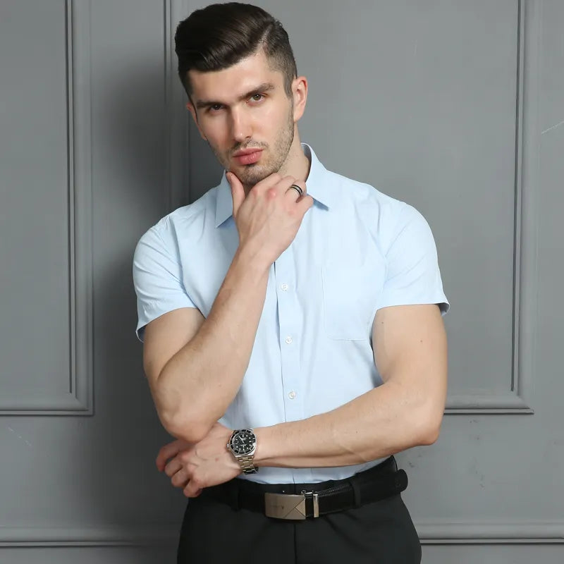 Casual  Short Sleeved Shirt