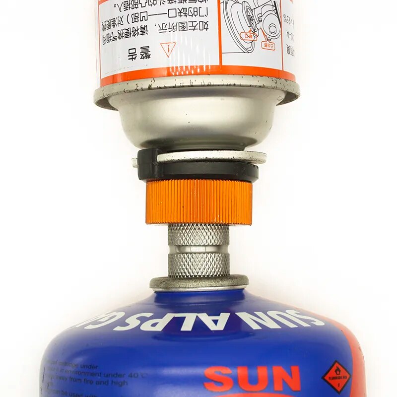 Outdoor Camping Butane Stove Gas Refill Adapter