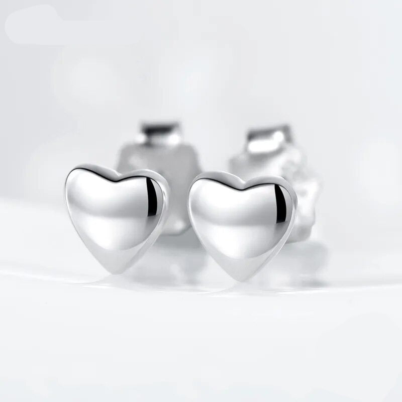 Cute Small Hearts Stud Earrings