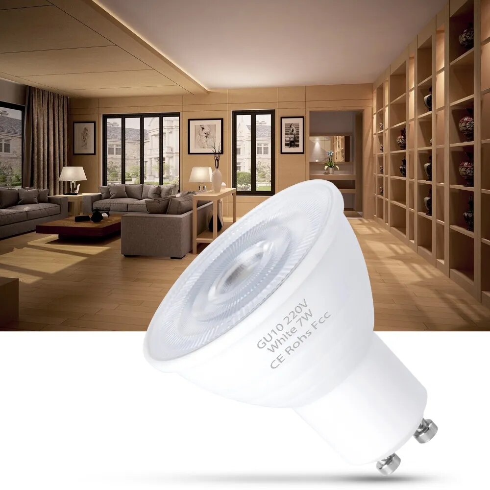 E27 LED-Spotlicht, GU10-LED-Glühbirne, 5 W, E14-LED-Lampe, 220 V, Strahler
