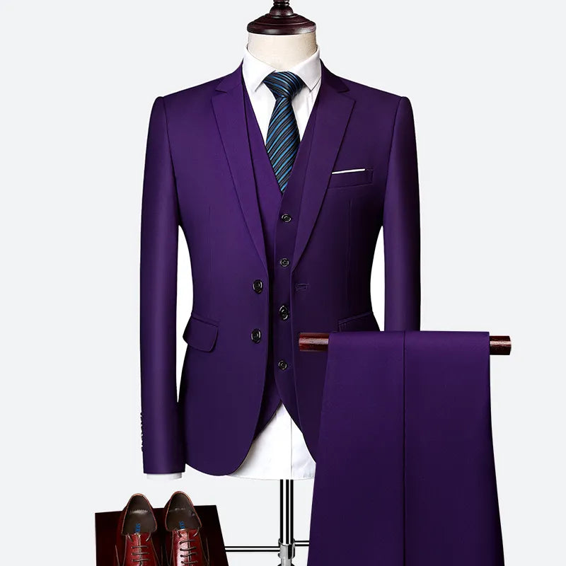 Luxury 3 piece wedding Blazer