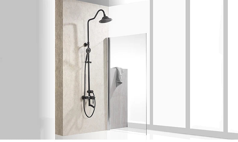 Armaturen, antikes Badezimmer-Duschset