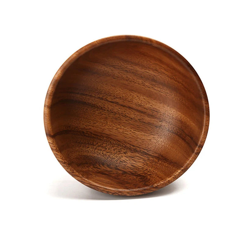 Food Container Wooden Tableware Bowl