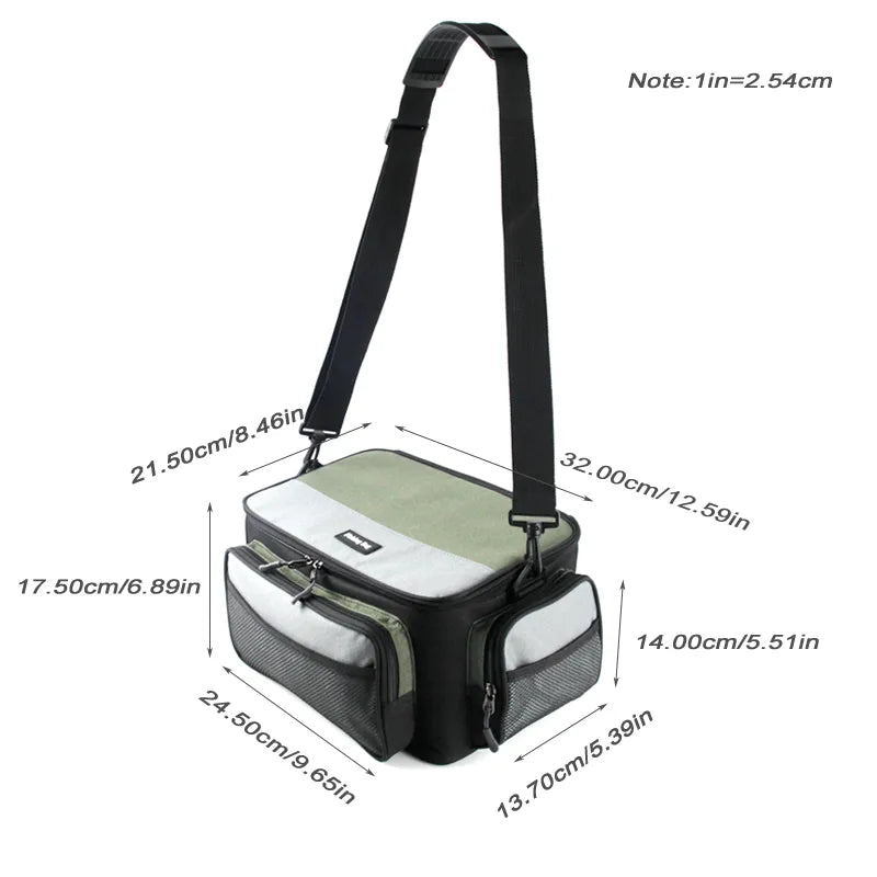 Multifunctional Fishing Tackle Shoulder Crossbody Bags