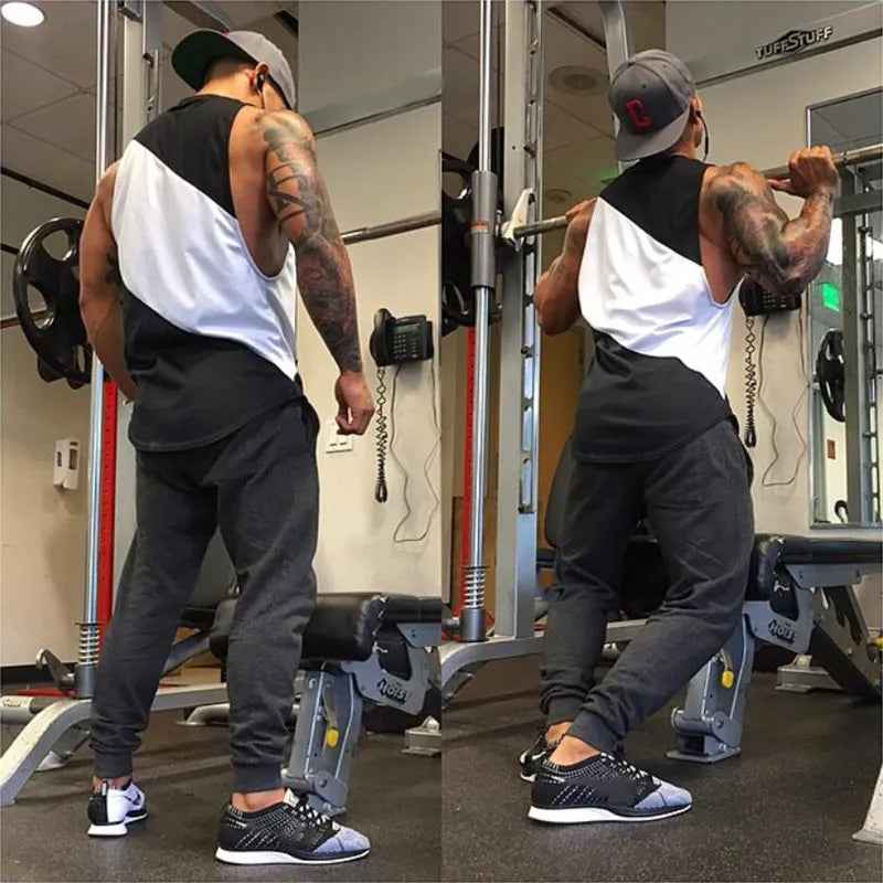 Gym Tank Tops with a Stylish Stringer