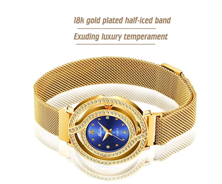 Luxury Brand Waterproof Diamond Watches