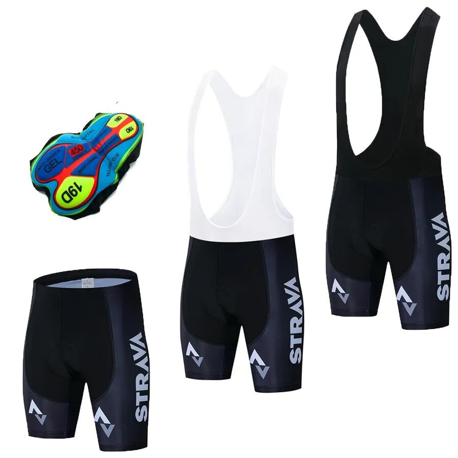 Breathable 19D Gel Padded Men's Bike Shorts