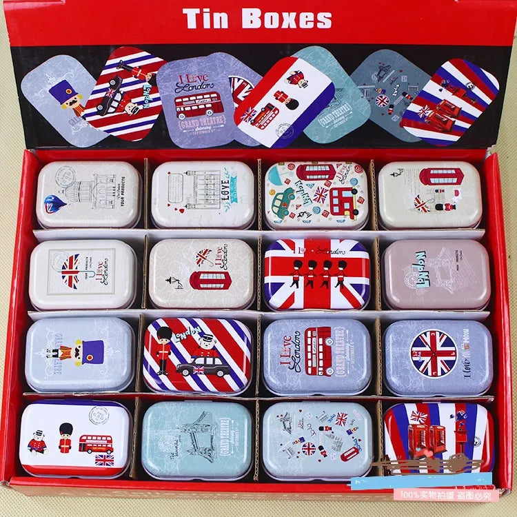 Colorful Mini Tin Storage Box