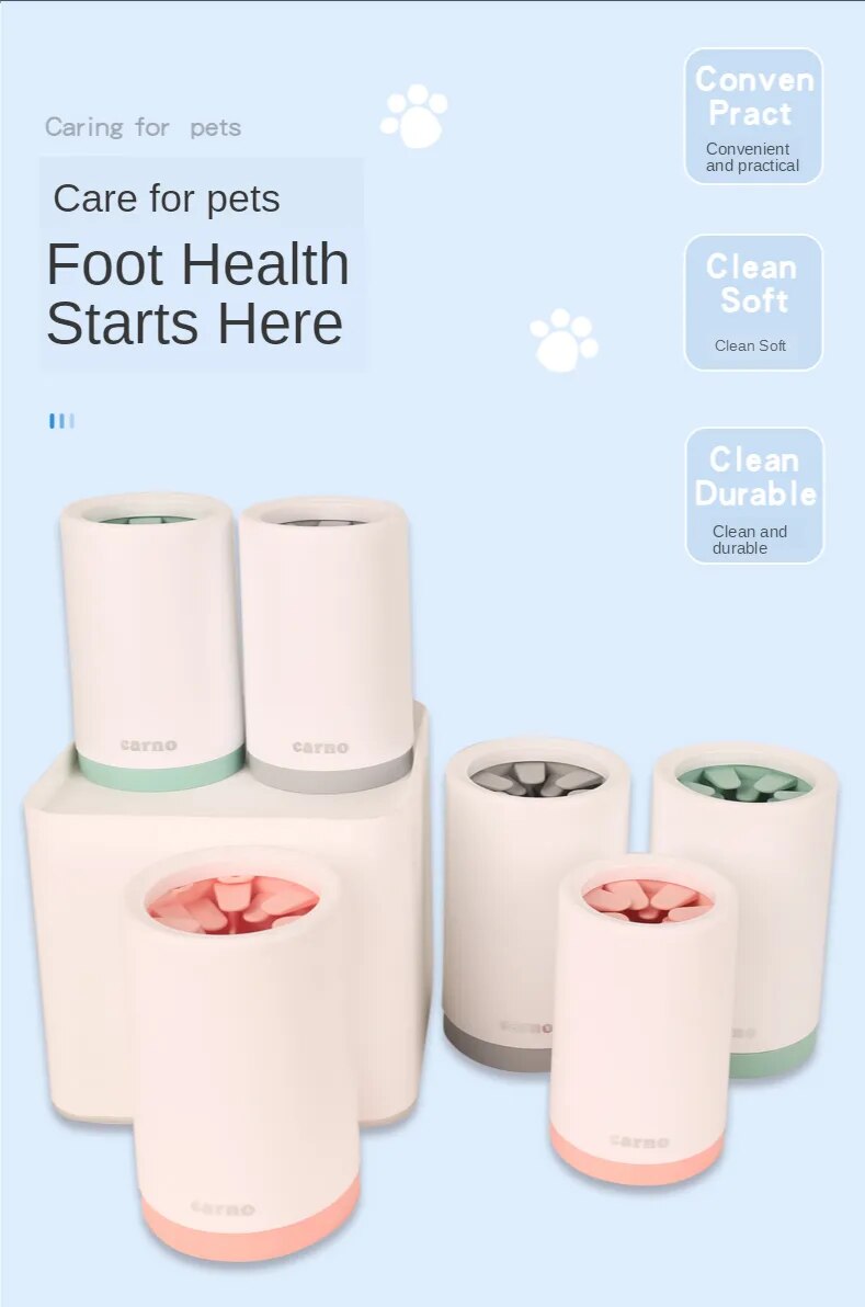 Portable Dog Paw Cleaner Easy Foot Wash for Pets