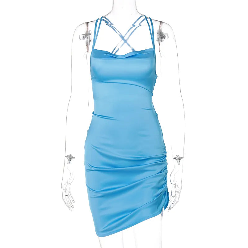 Women Strap Mini Dress