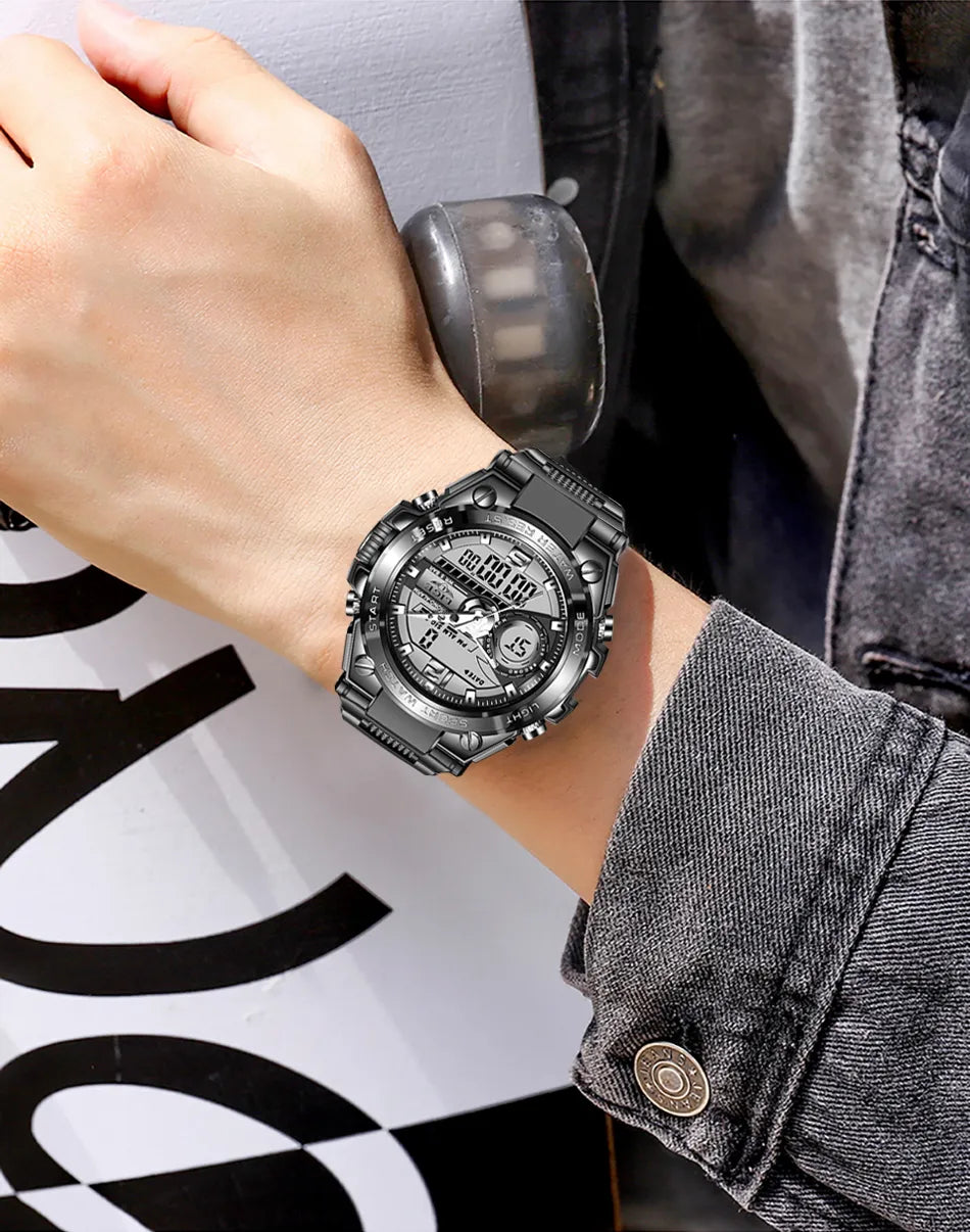 Quartz Digital Waterproof Watch