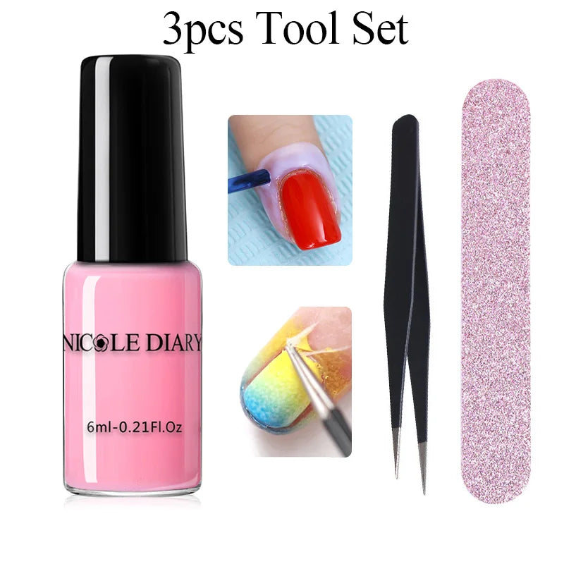 Nail Art Stamping Polish Colorful Decoration