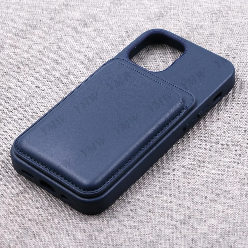 Leather Luxury Business Cow Magnet Phone Cases