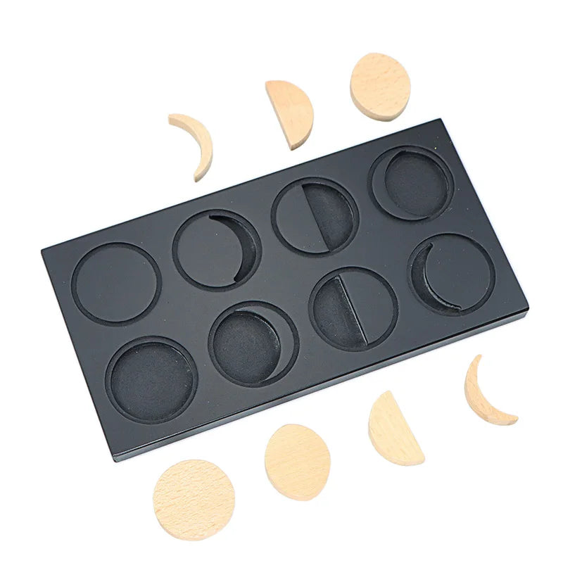 Phases Changes Moon Figures Puzzle