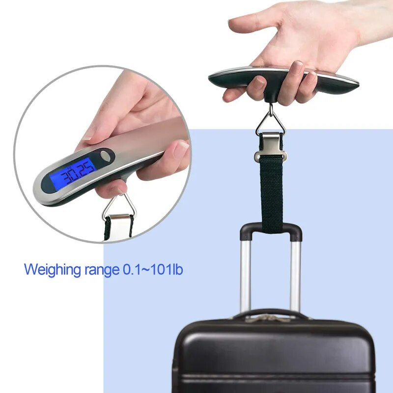 Portable suitcase Scale 50kg/110lb Digital luggage