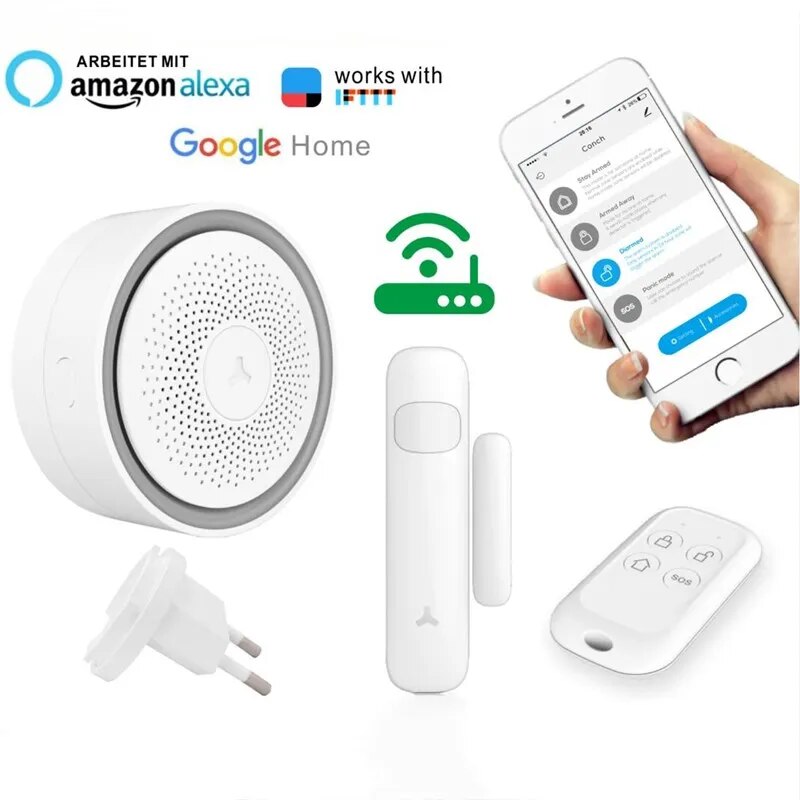 Wireless Security Smoke Detector Alarm