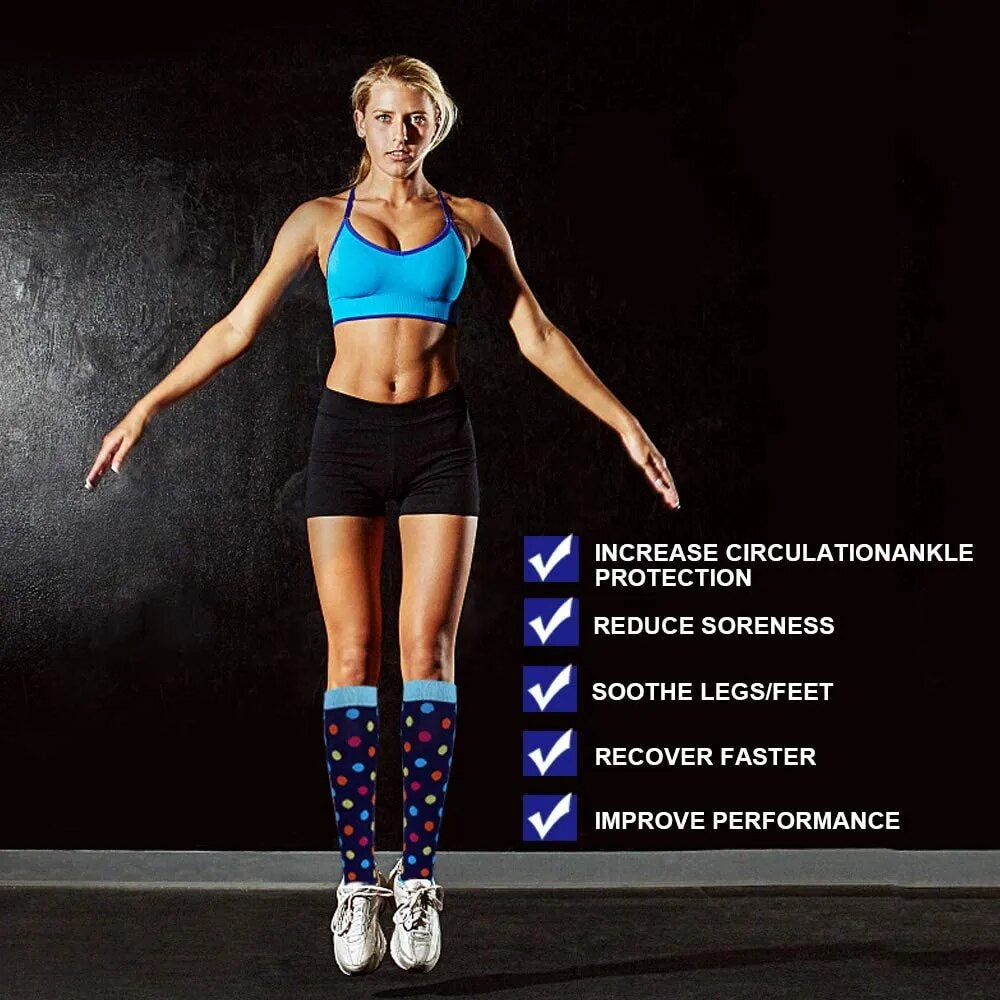 Happy Compression Socks Anti-Fatigue Relief for All