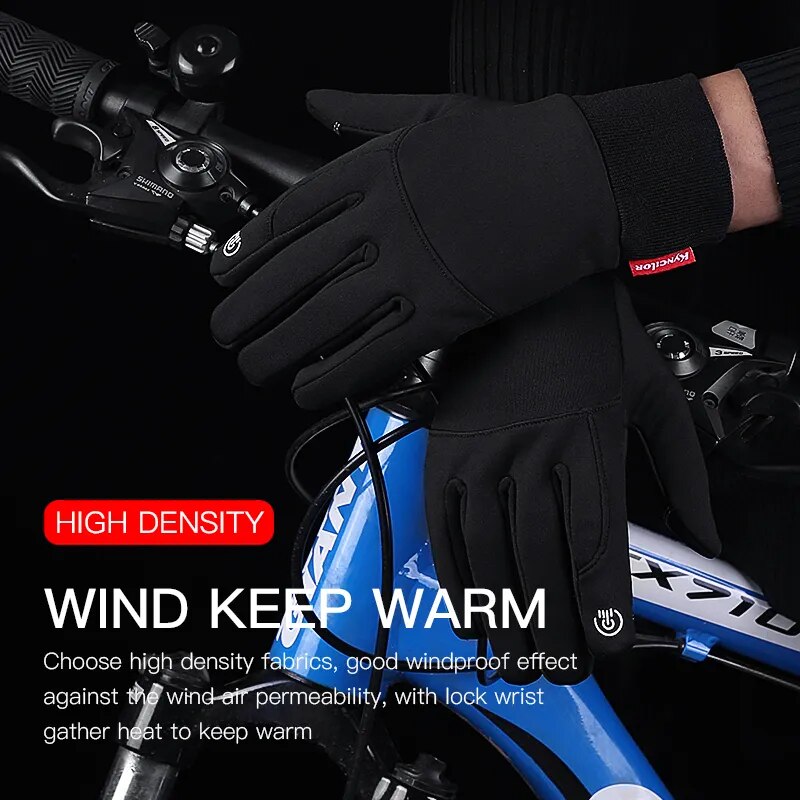 Winter Touch Screen Sport Gloves Windproof Thermal Anti-slip