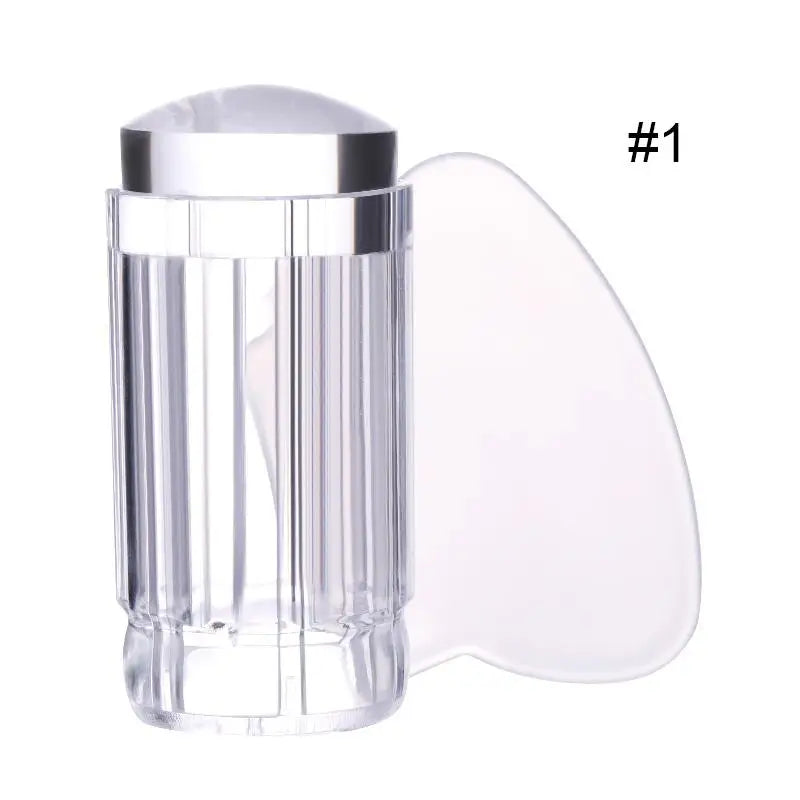 Rectangle Nail Stamper Silicone Plate Tool