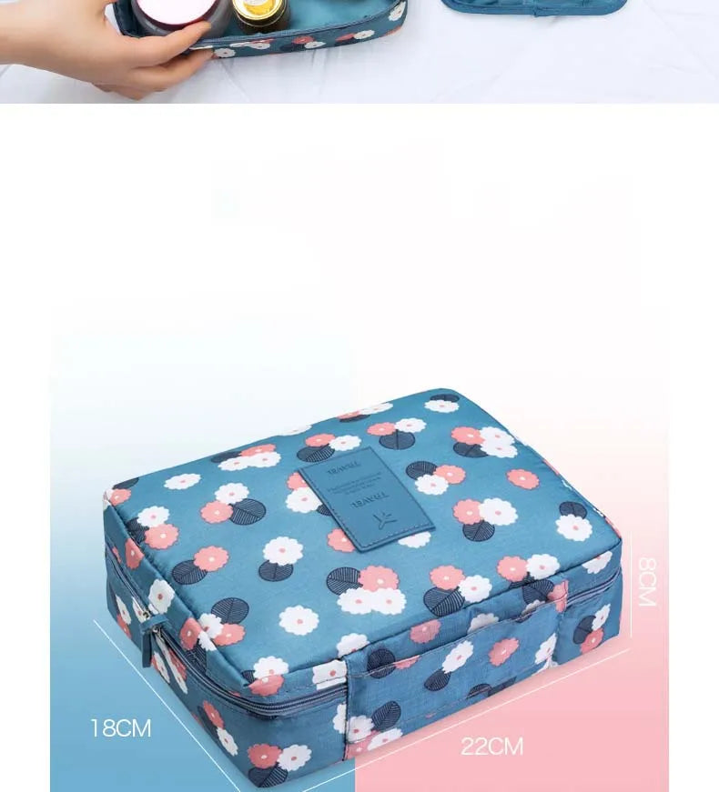 Bolsa de cosméticos de viaje multifunción al aire libre