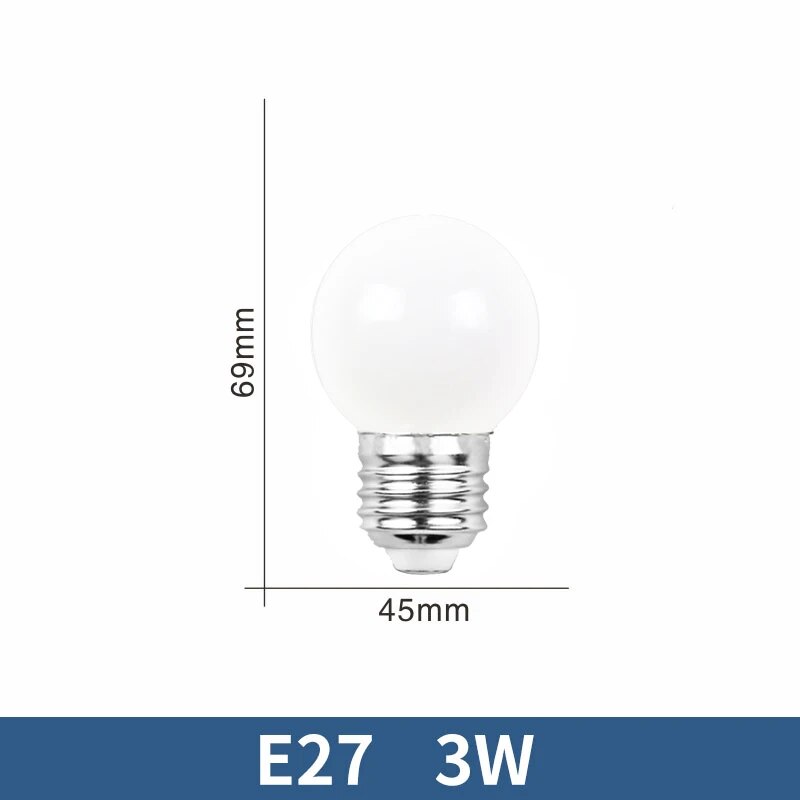 10pcs LED Bulb Lamps E26 E27 E14 E12 110V GU10  120V Table Light
