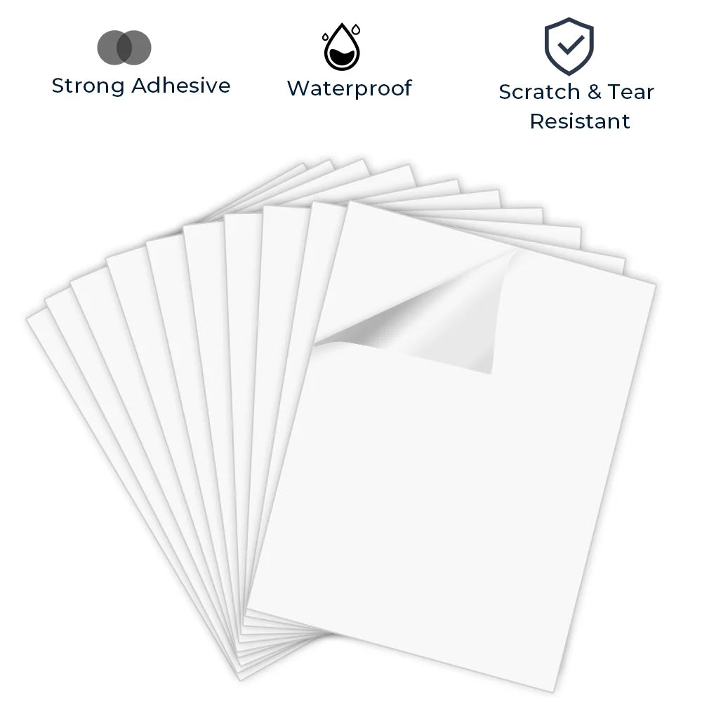 Glänzendes, bedruckbares Vinyl-Aufkleberpapier