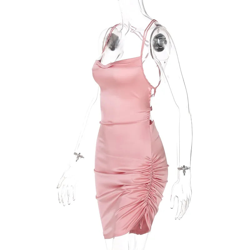 Women Strap Mini Dress