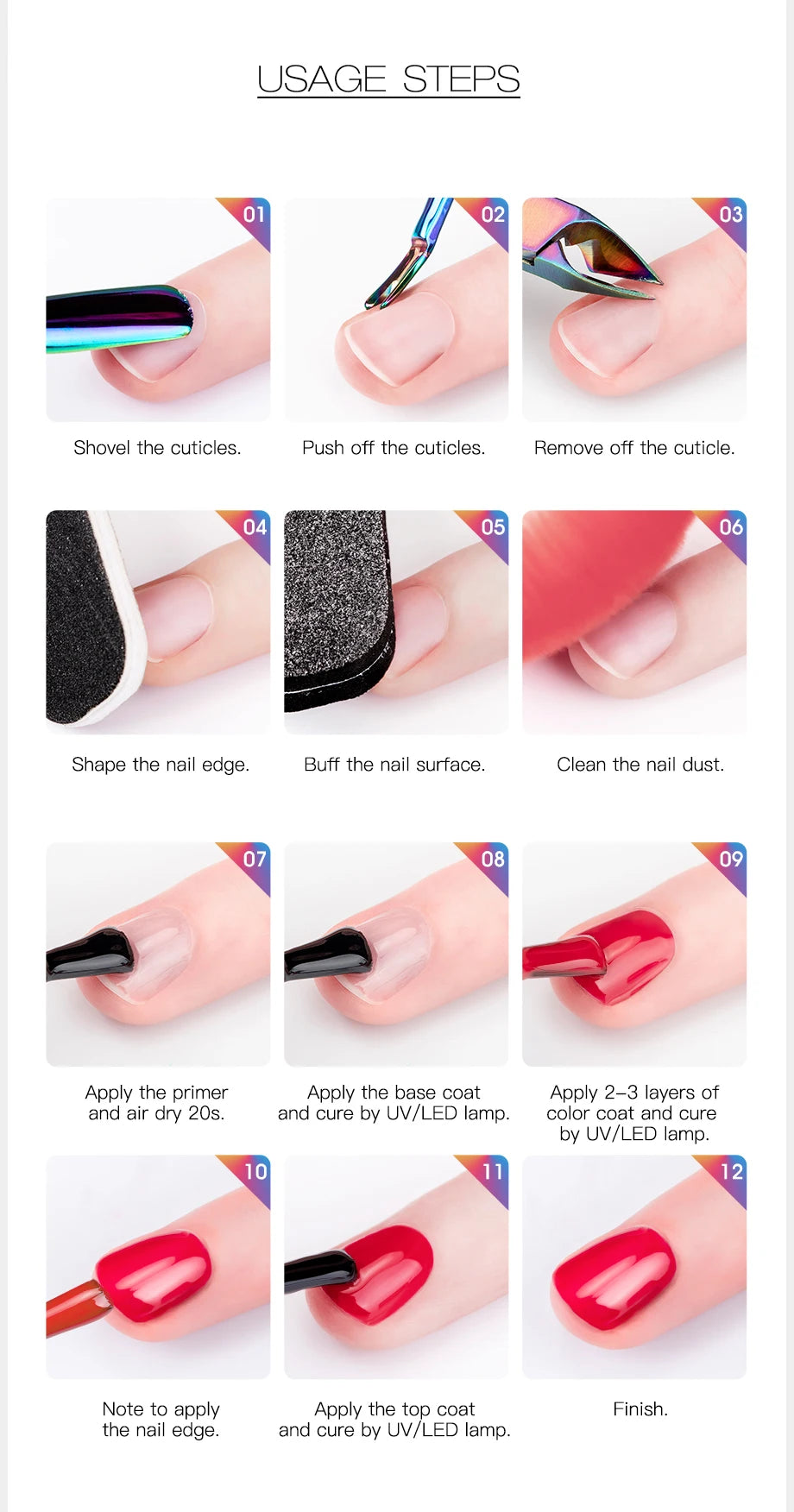 Gel Nail Polish Lamp All For Nails Art Manicure