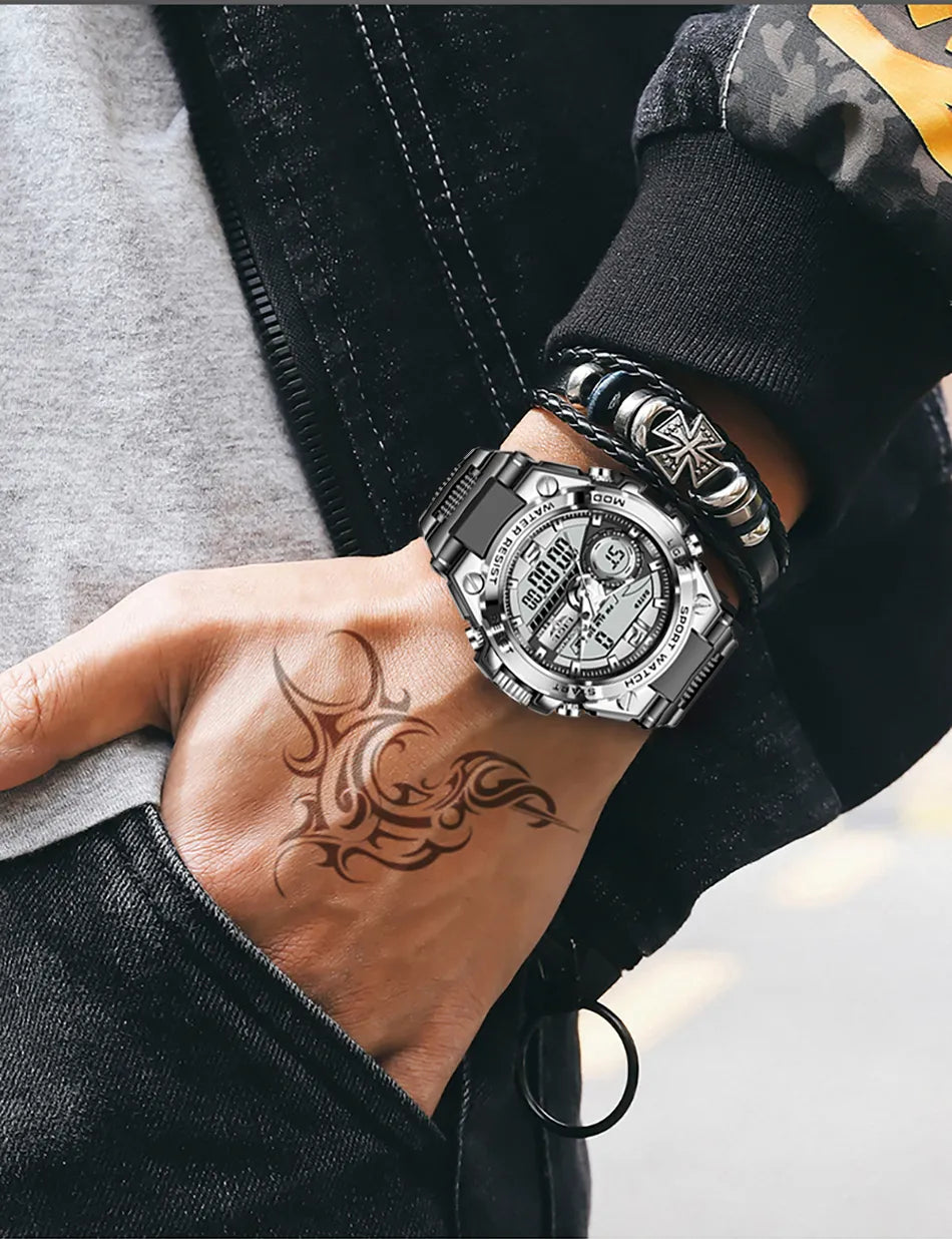 Quartz Digital Waterproof Watch