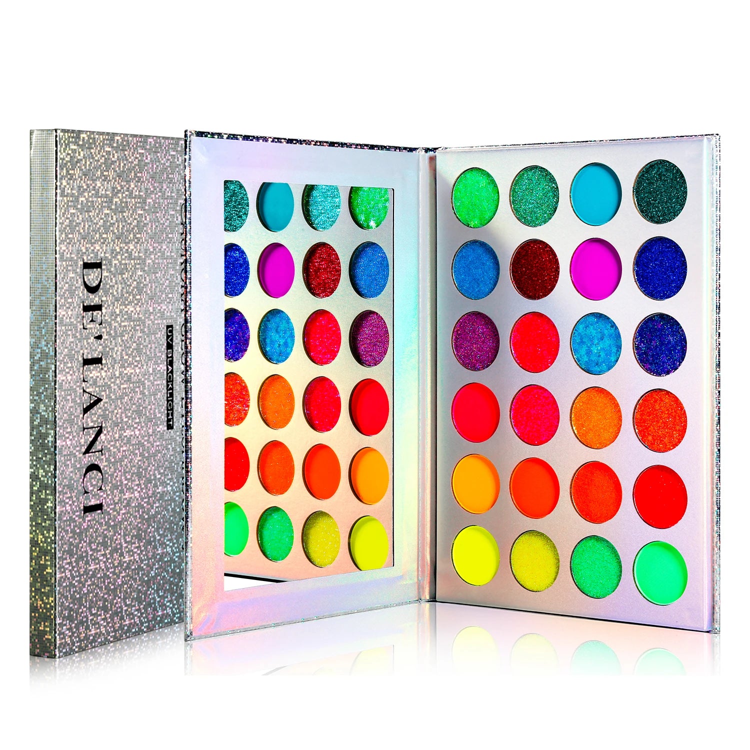 Sombra de ojos con brillo UV y retroiluminación resistente al agua