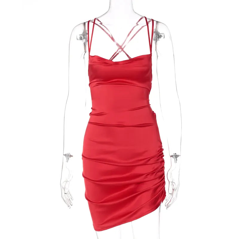Women Strap Mini Dress