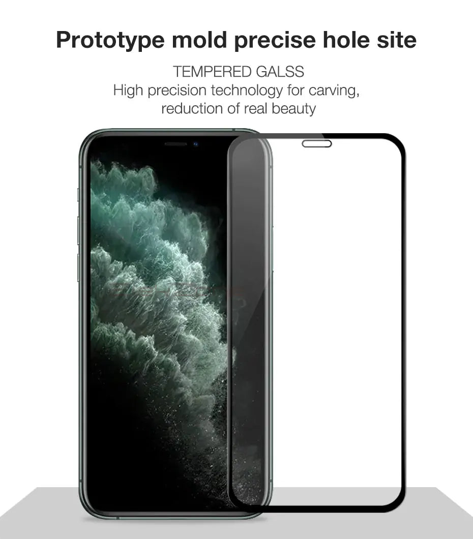 Protector de pantalla de cubierta completa de vidrio templado