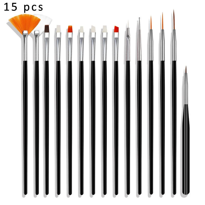 Pincel para decoración de pasteles, bolígrafo para decoración de uñas