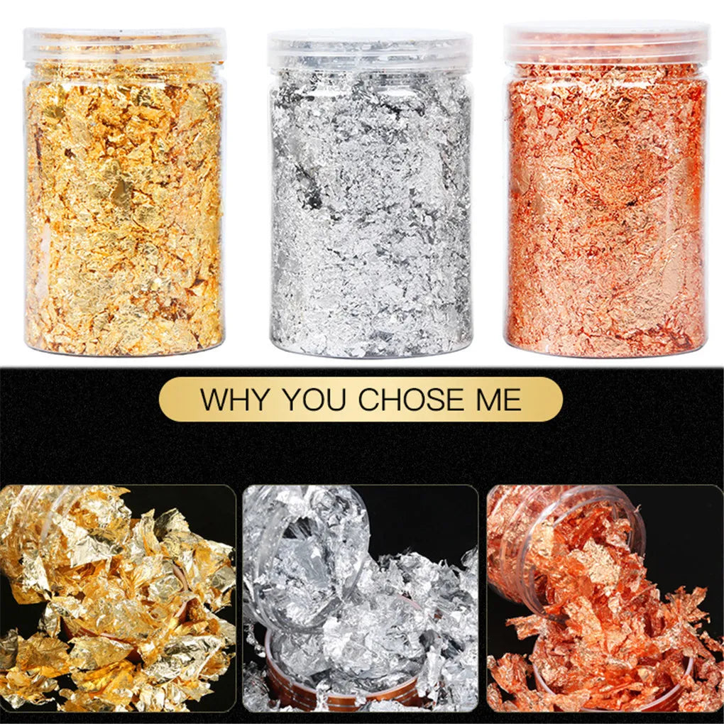 10g Gold Foil Jewelry Luxury Resin Decoration Paper