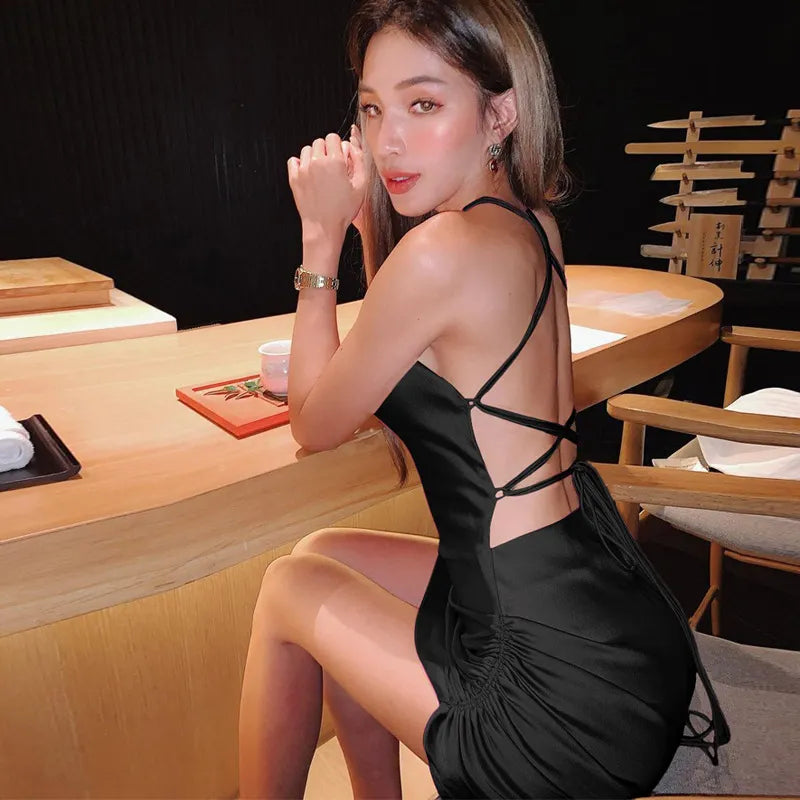 Women Strap Mini Dress