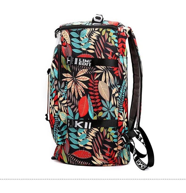 Travel Bucket Backpack Printing  Bag